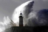 Storm batters Britain's southern region