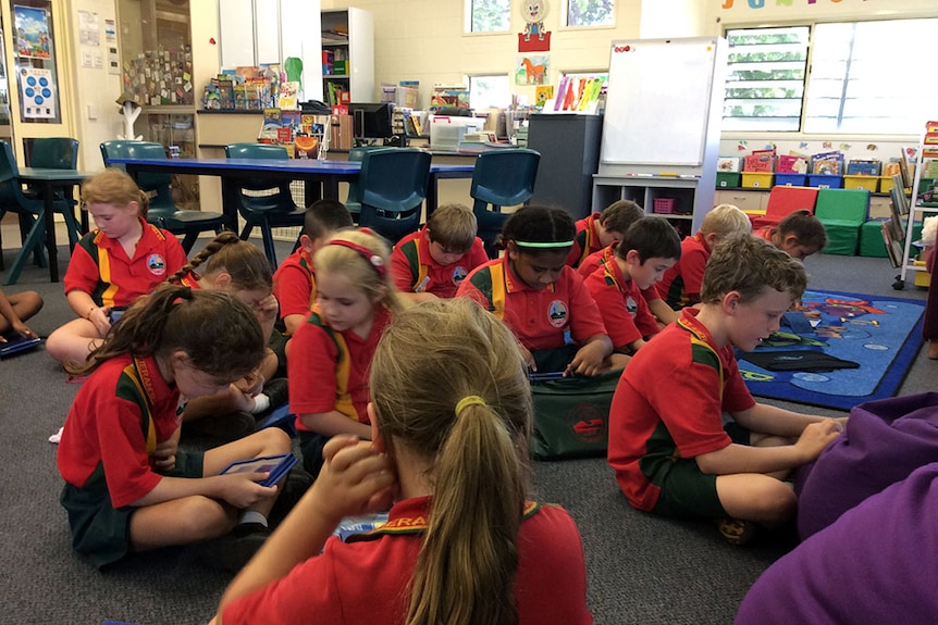 Year 3 students from St Kieran's Catholic Primary School in Mount Isa