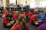 Year 3 students from St Kieran's Catholic Primary School in Mount Isa