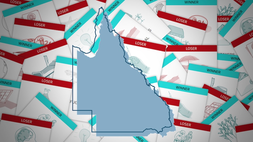 Queensland budget winners and losers 2021 illustration