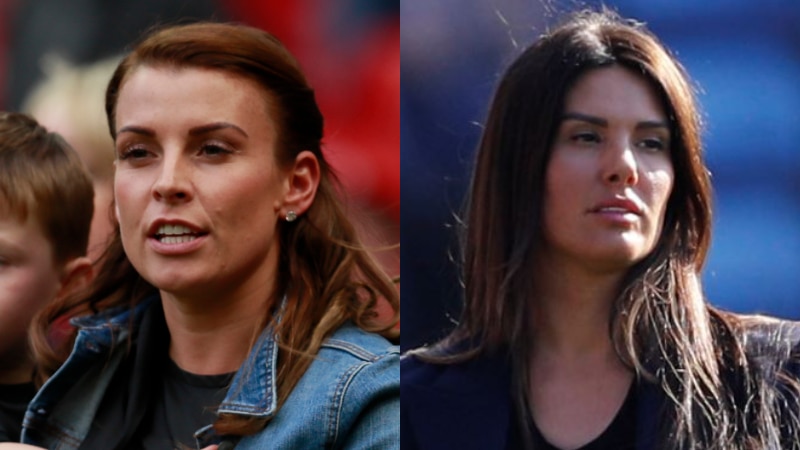 Composite photo: Close ups of Coleen Rooney on the left and Rebekah Vardy on the right