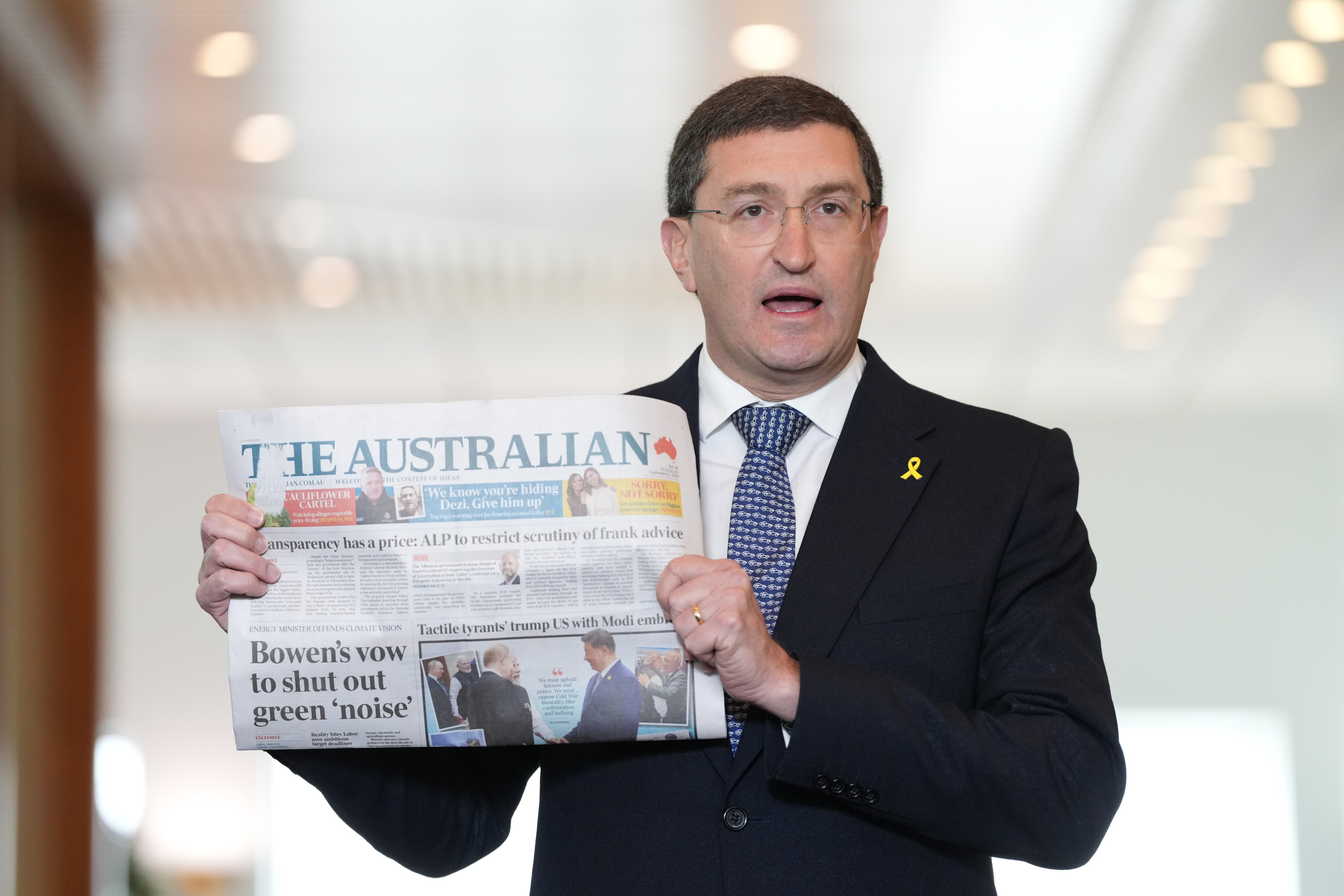 Julian Leeser press conference