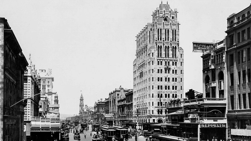 The Colonial Mutual Life building in 1935.