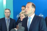 Tony Abbott speaks in Townsville