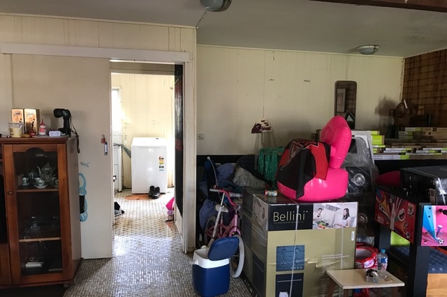 Colin Ridgeway's home in Proserpine was severely damaged by Cyclone Debbie.