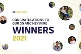 A composite image of Heywire winners for 2021