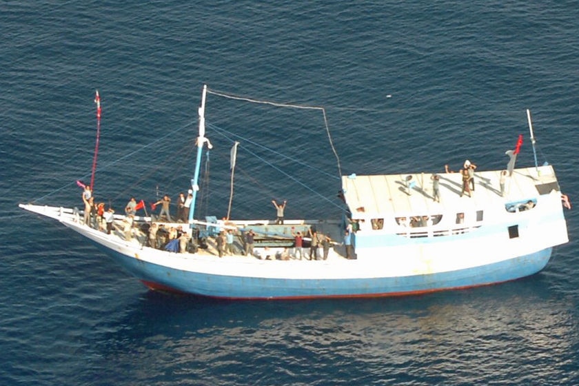 Asylum seeker boat (Supplied)