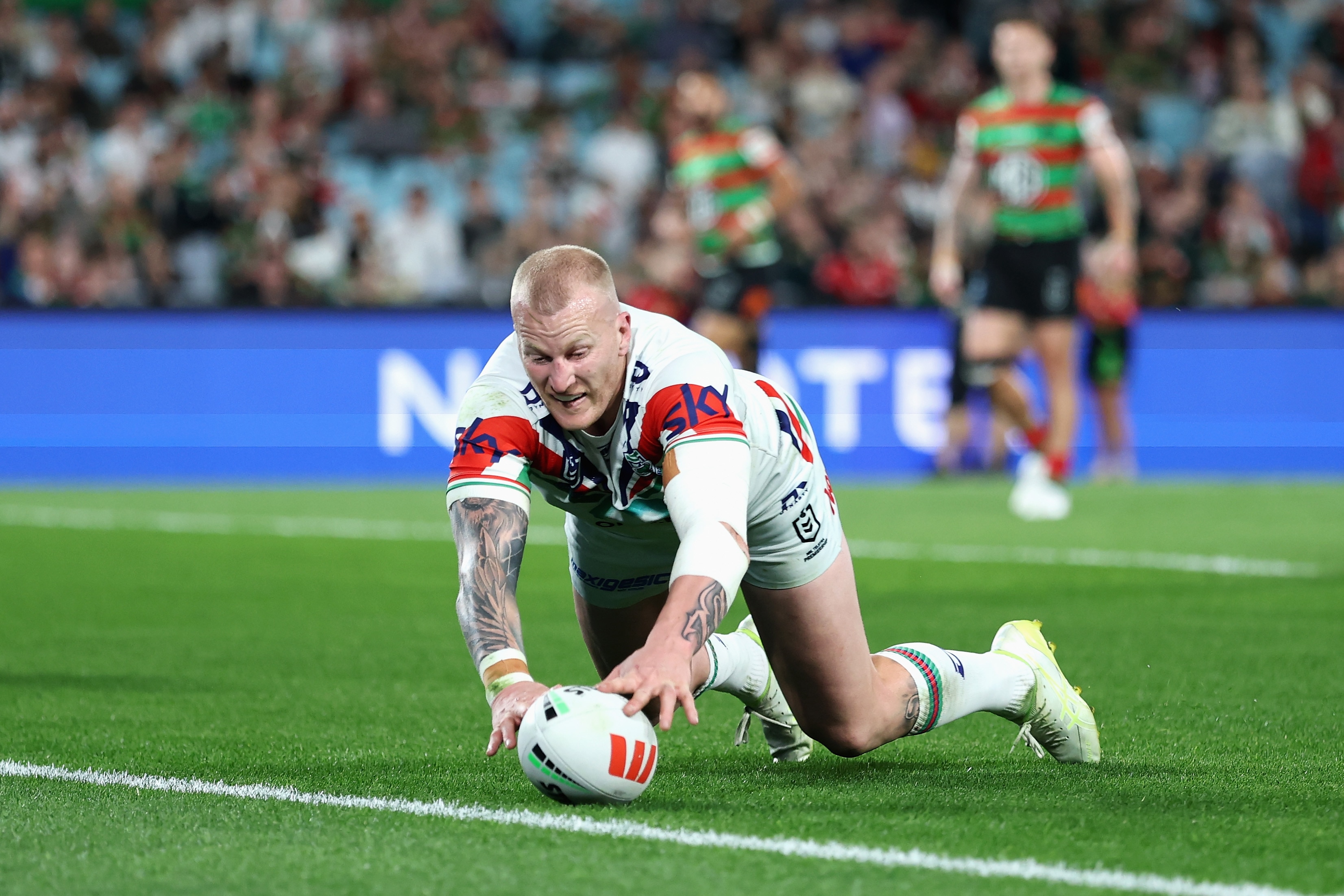 Live: Big men dominating as Warriors lead Rabbitohs