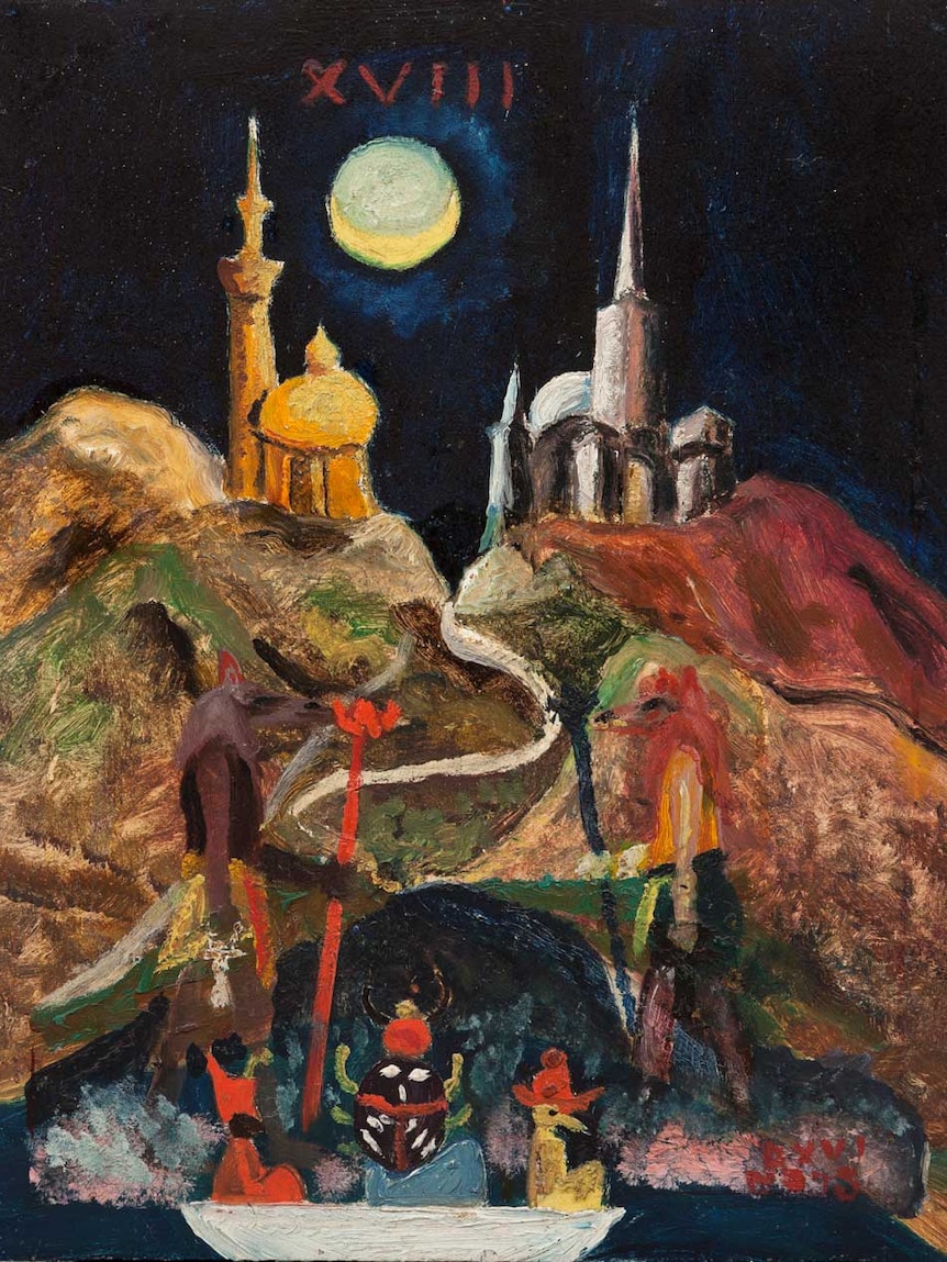 Aleister Crowley  The Moon (Study for Tarot) 1921