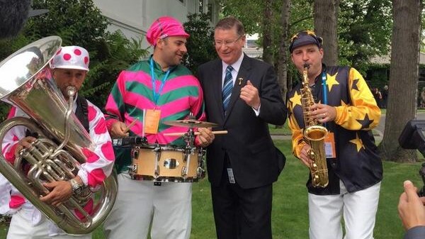 Denis Napthine at the Melbourne Cup