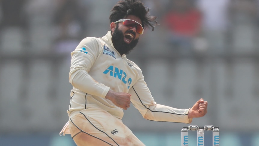 New Zealand&#39;s Ajaz Patel set a record by taking all 10 wickets in the first  leg against India – Azerbaijan News