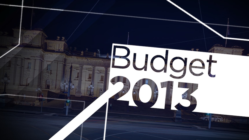 Vic Budget 2013 VIC graphic