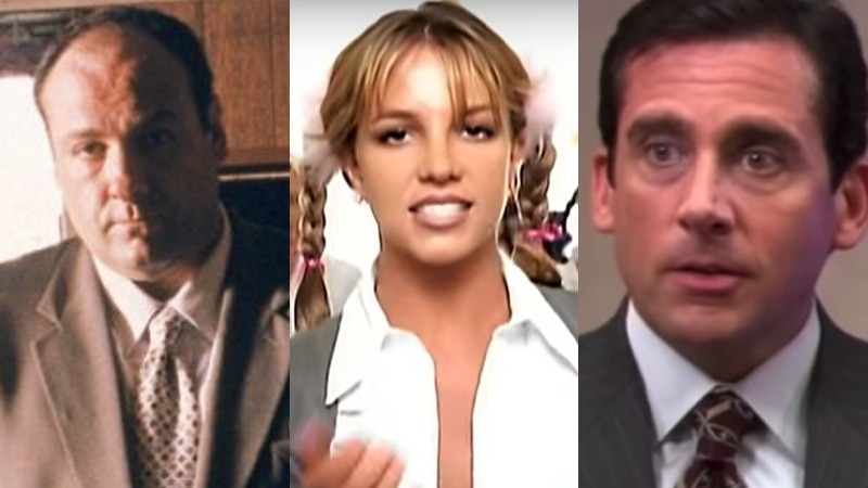 A Composite of James Gandolfini, Britney Spears and Steve Carell