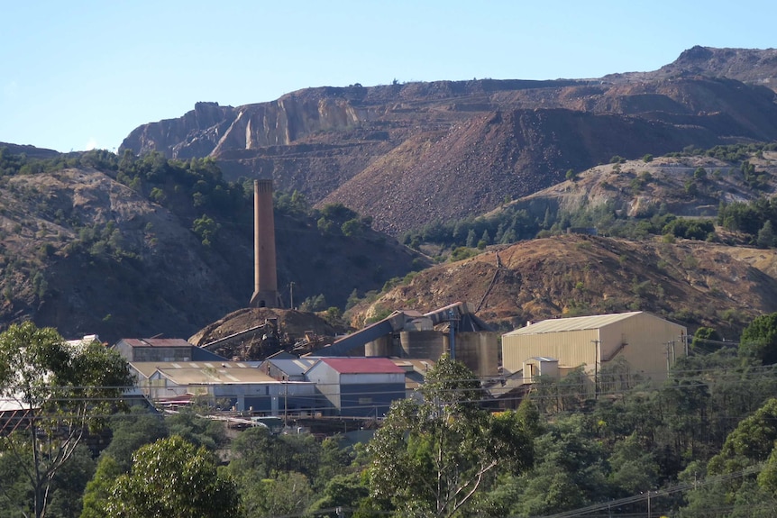 Queenstown copper mine