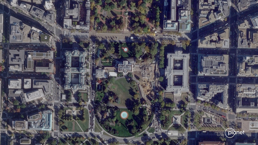 Satellite images show White House's East Wing has been demolished for  Donald Trump's ballroom - ABC News Satellite images show White House's East Wing has been demolished for  Donald Trump's ballroom - ABC News