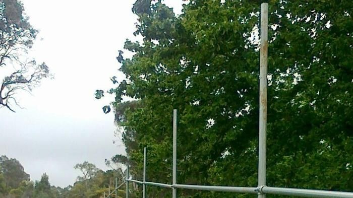 Fence going up this week for the Inverbrackie detention centre