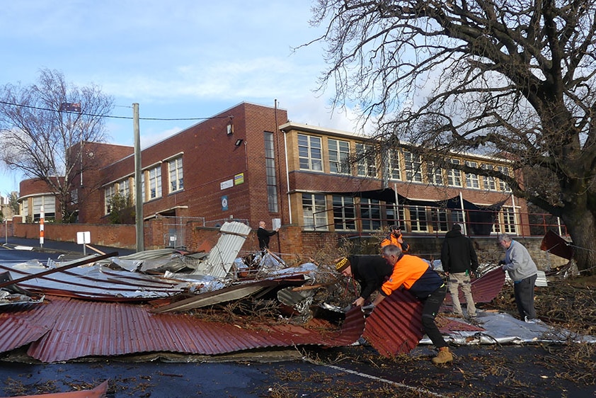 Goulburn Street School damage