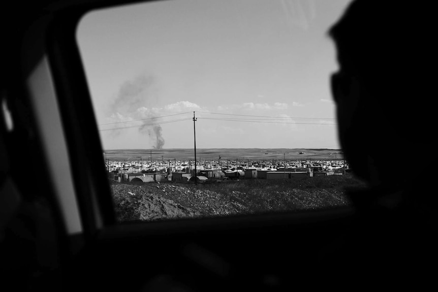 A campsite between Erbil and Mosul