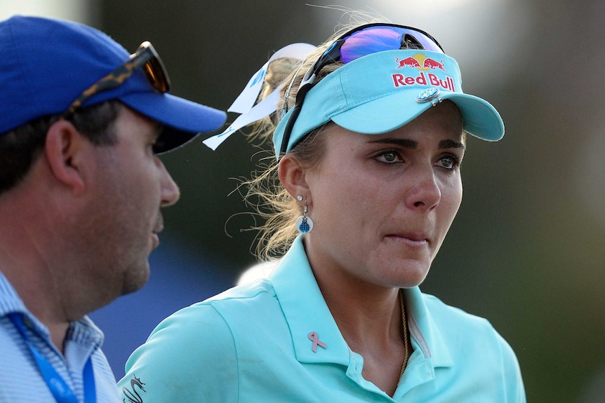 Lexi Thompson cries after losing the ANA International in a playoff
