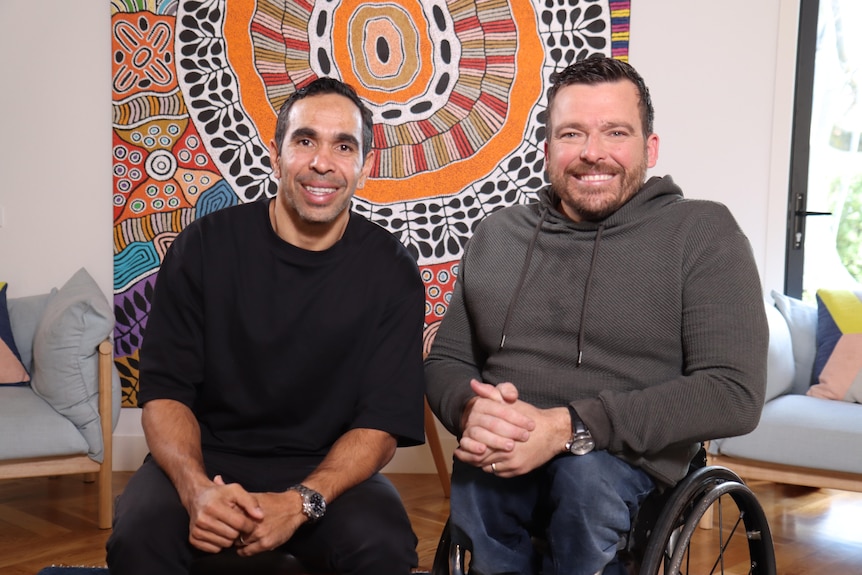 Eddie Betts and Kurt Fearnley