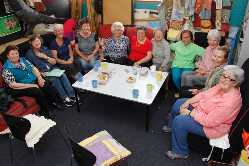 The creative creations group in their Launceston workshop