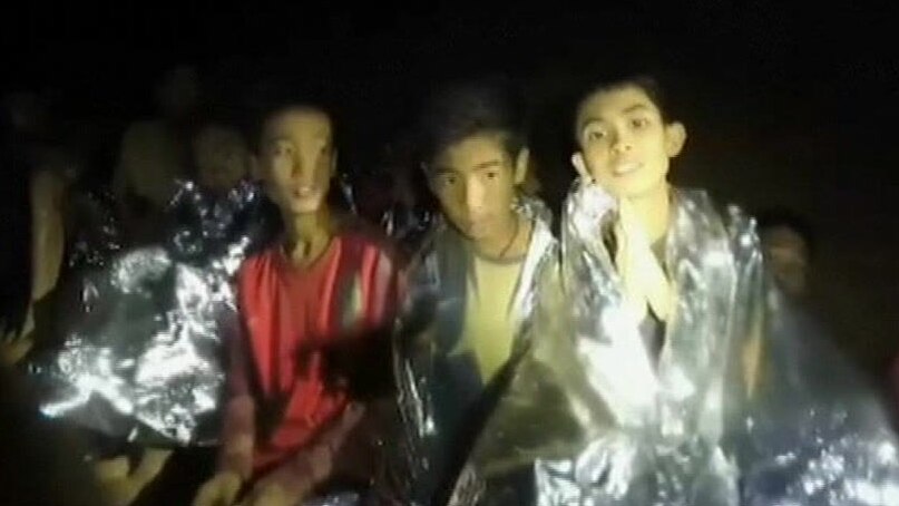 Thai Navy released footage of trapped boys inside the cave introducing themselves
