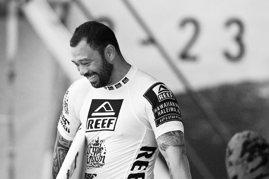 Sunny Garcia competing in Hawaii