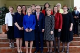 Malcolm Turnbull with women in ministry