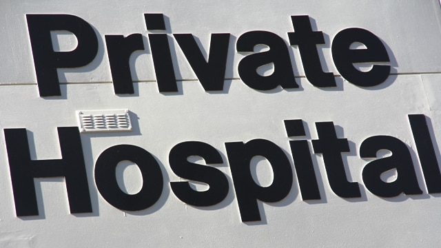 Private Hospital sign