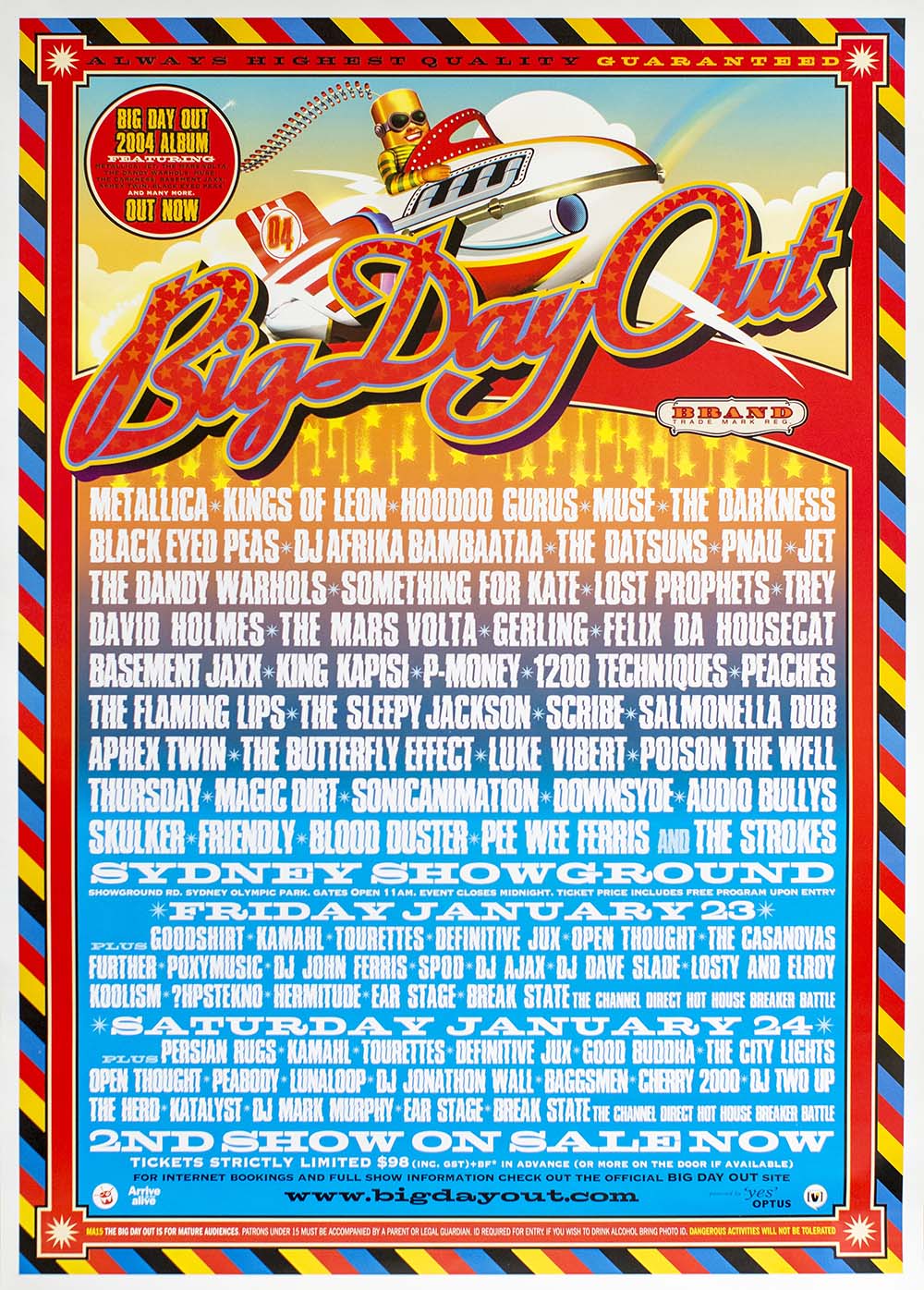The definitive guide to every Big Day Out lineup ever Double J