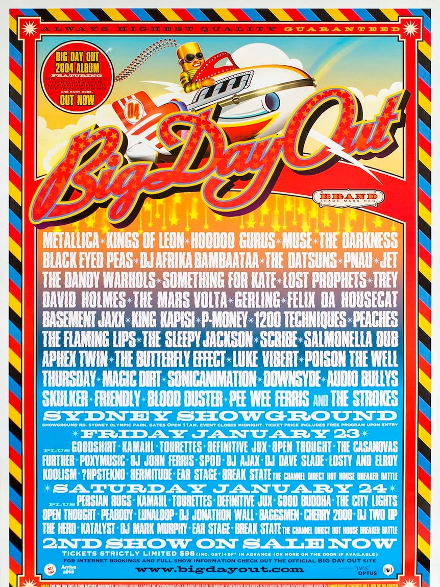 The definitive guide to every Big Day Out lineup ever Double J