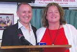 Premier Jay Weatherill and Labor candidate Nat Cook