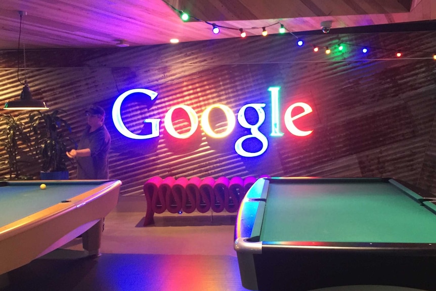 A recreational area in Google's Sydney headquarters.