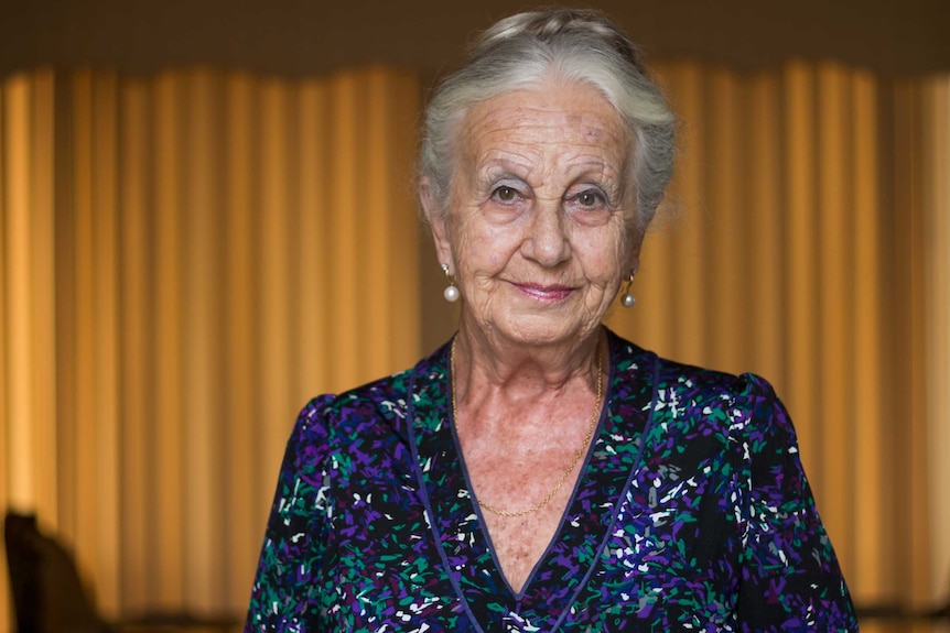 Olga Horak photographed at her home in Sydney.