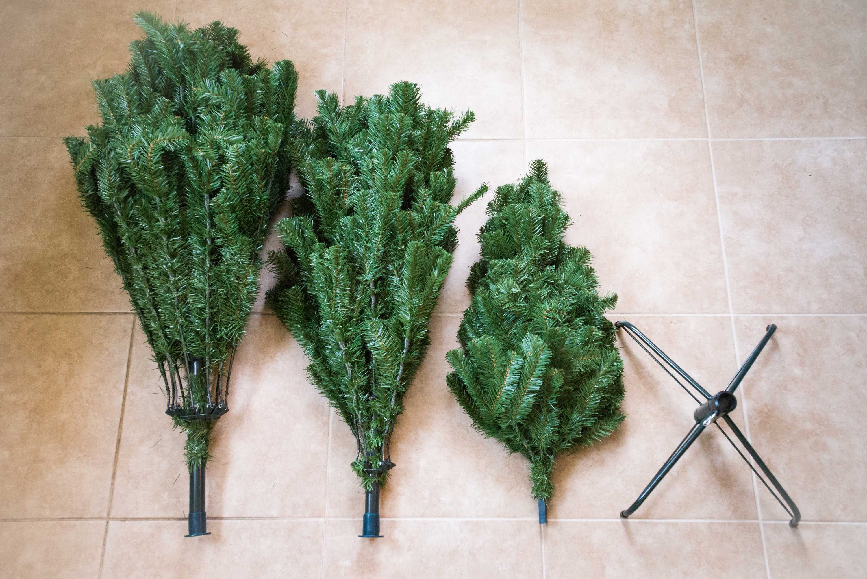 plastic christmas tree
