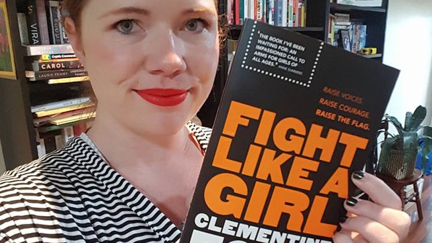 Clem Ford with her new book, Fight Like A Girl.