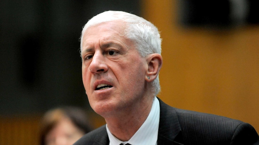 Disability Discrimination Commissioner Graeme Innes speaks at Senate Estimates on October 16, 2012.