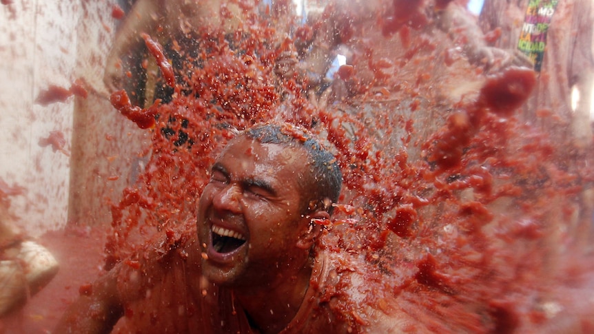 Tomatina in Spain