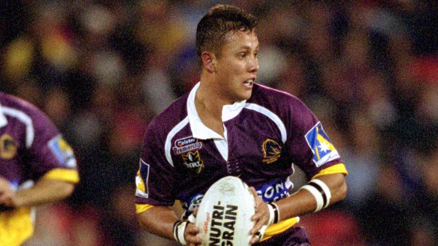 Scott Prince playing for Brisbane against Penrith in round 15, 2001.