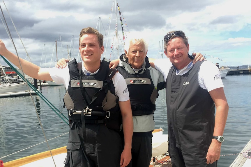 Dutch sailing family in Hobart for wooden boat festival