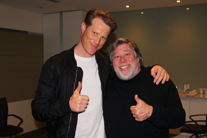 Tom Tilley and Steve Wozniak