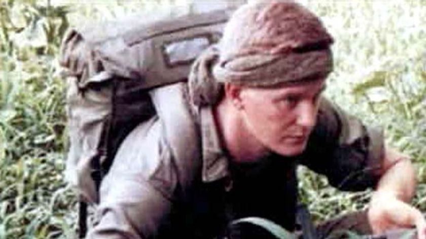 Private Don Tate in Vietnam