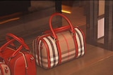 A Burberry handbag in China
