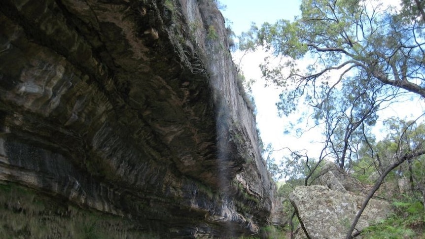 Picture of The Drip, an iconic natural landmark in the New South Wales Upper Hunter