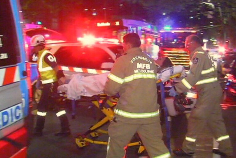 Person injured in Melbourne CBD collision