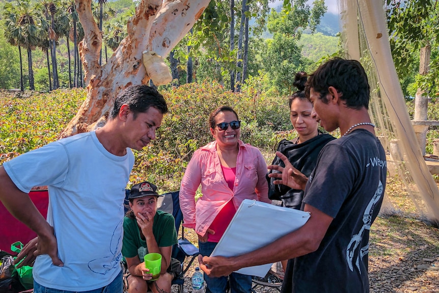 east timor reef melky tourists