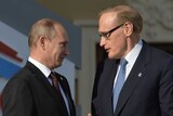 Vladimir Putin welcomes Bob Carr at start of G20 summit in St Petersburg