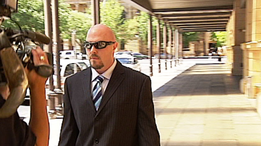 Troy Galffy outside court