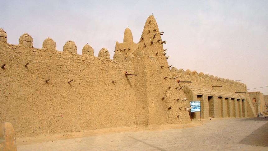 The Djinguereber Mosque in Timbuktu.
