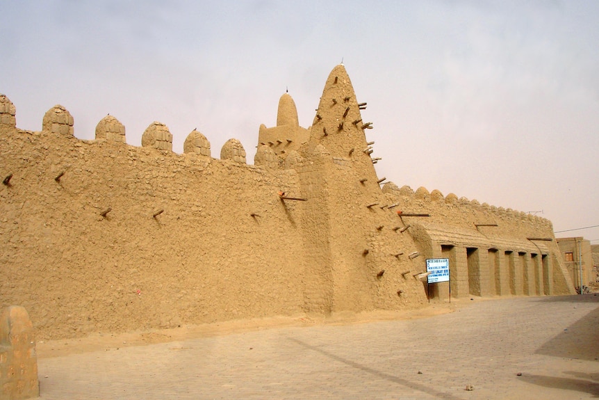 The Djinguereber Mosque in Timbuktu.